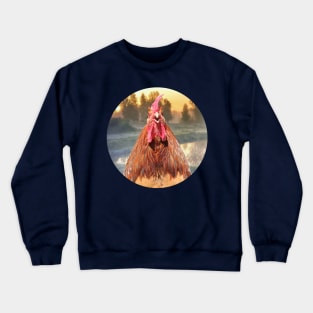 Rise and Shine - Whimsical rooster series #1 Crewneck Sweatshirt